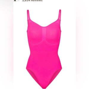 Pink skims bodysuit